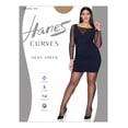 thumbnail image 1 of Hanes Curves Women's Silky Sheer Control-Top Pantyhose with Toe Barely There 1X/2X, 1 of 8