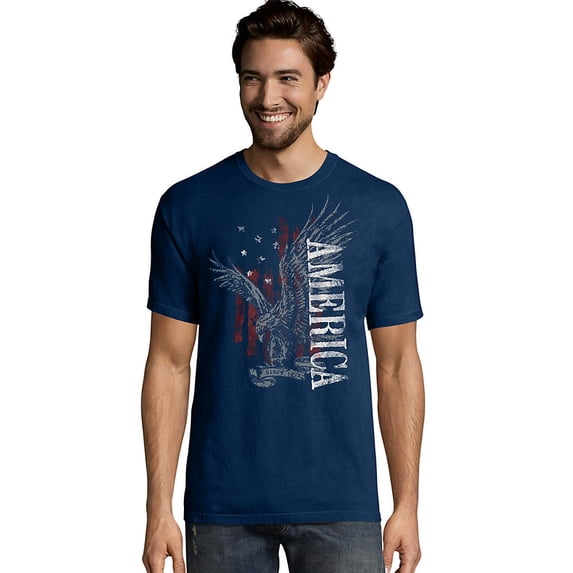 Hanes Men's Eagle America Graphic Tee