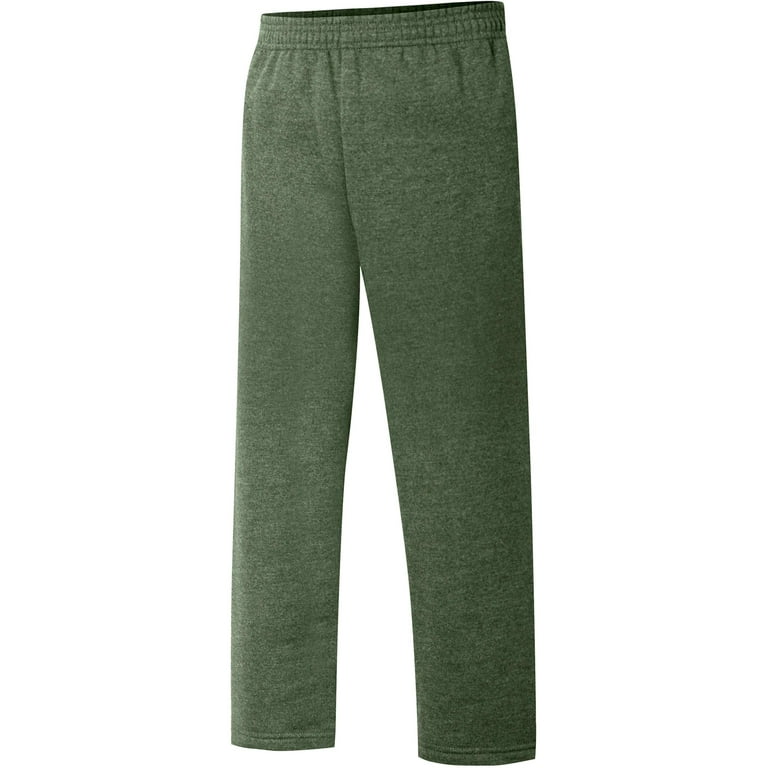 Hanes EcoSmart Boys Open Leg Sweatpants Size L Color Camouflage Green Walmart