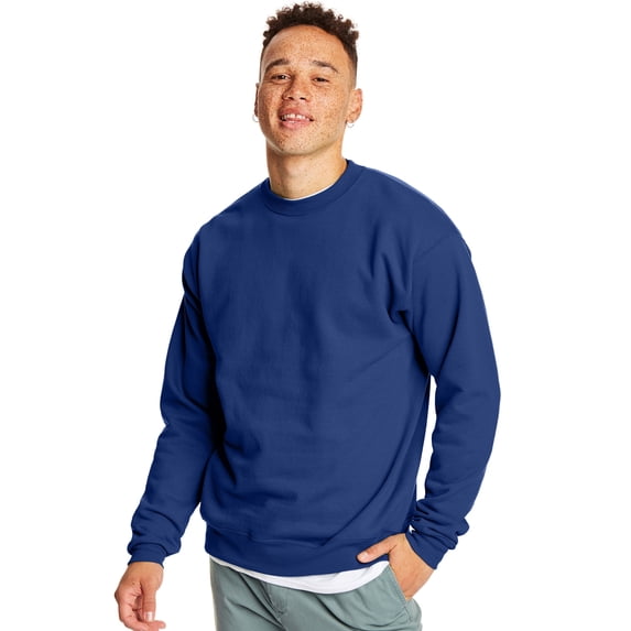 Hanes Men's and Big Men's Ecosmart Fleece Sweatshirt, up to Size 5XL