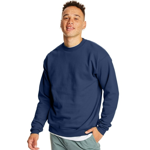 Hanes Men's and Big Men's Ecosmart Fleece Sweatshirt, up to Size 5XL