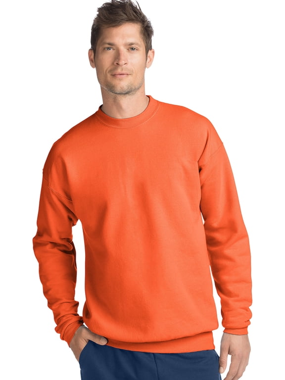 EcoSmart Crewneck Men's Sweatshirt Orange 2XL