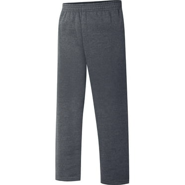 Hanes EcoSmart Elastic Waistband Open Leg Fleece Sweatpants (Boy's)