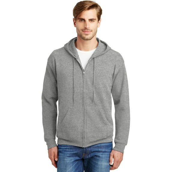 Hanes EcoSmart Full-Zip Hooded Sweatshirt