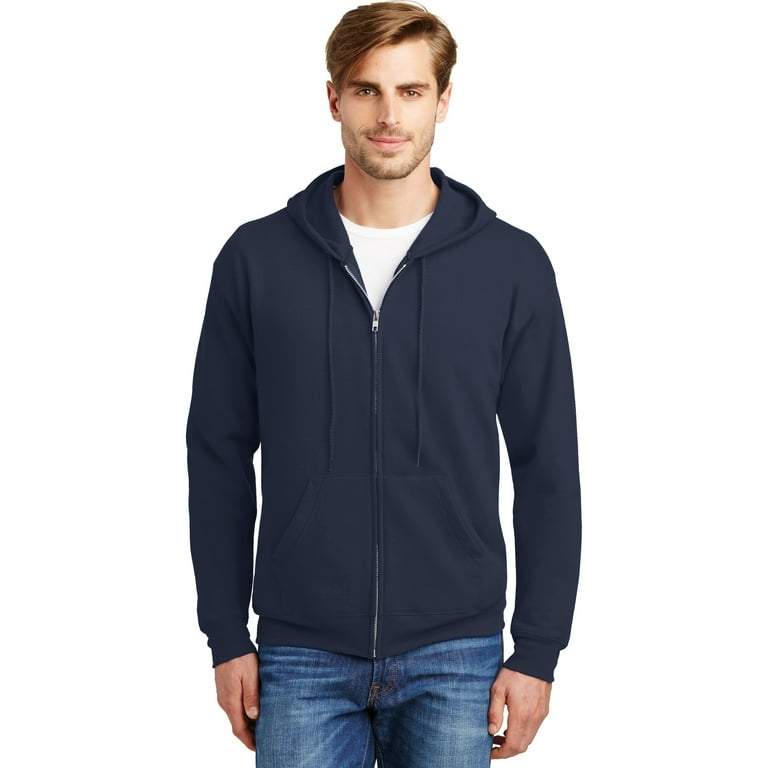 Hanes EcoSmart Full-Zip Hooded Sweatshirt