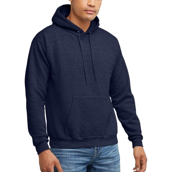 Hanes EcoSmart Hoodie, Midweight Fleece, Pullover Hooded Sweatshirt for Men