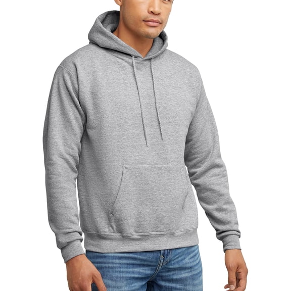 Hanes EcoSmart Hoodie, Midweight Fleece, Pullover Hooded Sweatshirt for Men