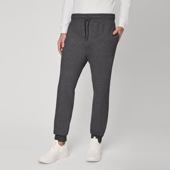 Hanes EcoSmart Men's Fleece Jogger Pants with Pockets, 30.5" Smoke Gray L