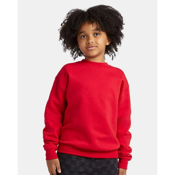 Hanes EcoSmart Kids' Crewneck Sweatshirt, 4 Pack, Size XS-XL