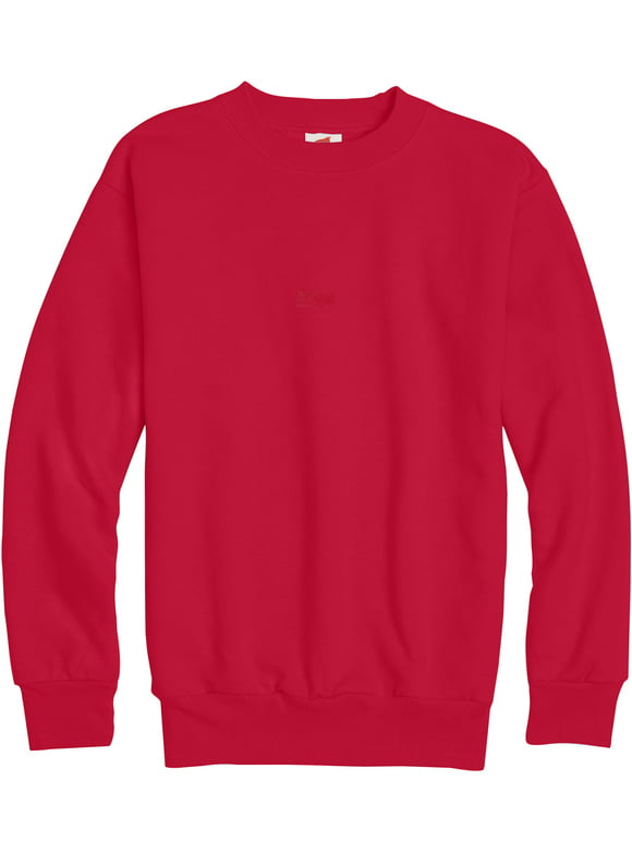 Hanes EcoSmart Kids' Crewneck Sweatshirt Deep Red S