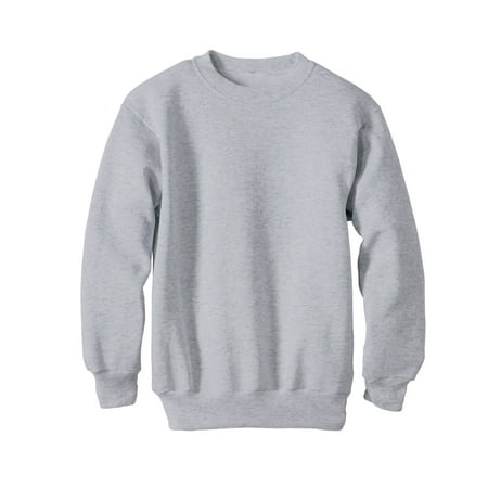 Hanes EcoSmart Kids' Crewneck Sweatshirt Light Steel S