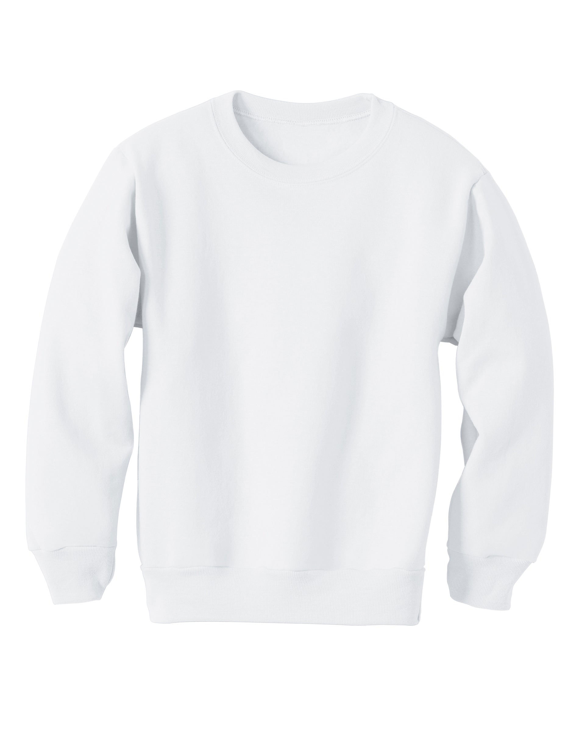 Hanes EcoSmart Kids Crewneck Sweatshirt White M Walmart
