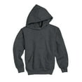 thumbnail image 1 of Hanes EcoSmart Kids' Fleece Pullover Hoodie Charcoal Heather S, 1 of 5