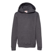 Hanes EcoSmart Kids' Fleece Pullover Hoodie Charcoal Heather XL