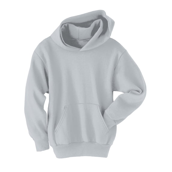 Hanes EcoSmart Kids' Fleece Pullover Hoodie Light Steel L