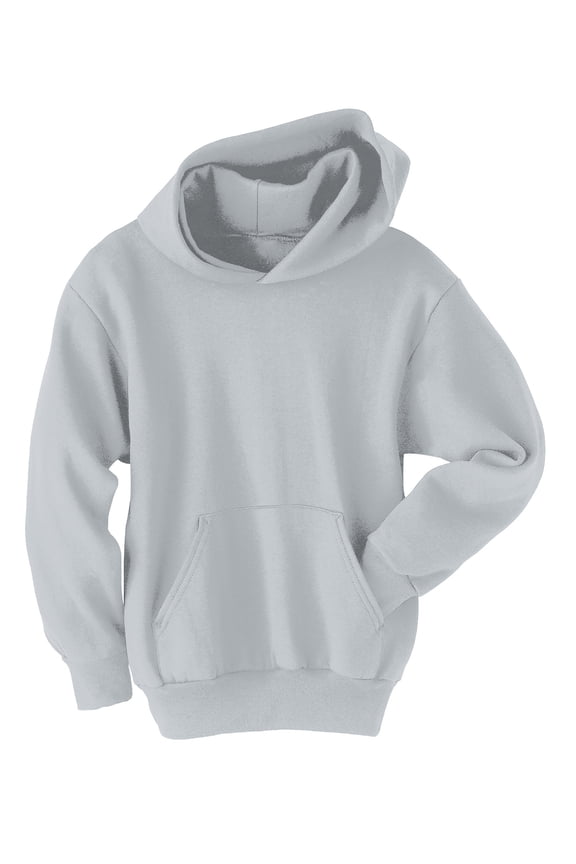 EcoSmart Kids' Fleece Pullover Hoodie Light Steel L