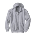 thumbnail image 1 of Hanes EcoSmart Kids' Full-Zip Hooded Jacket Light Steel XS, 1 of 1