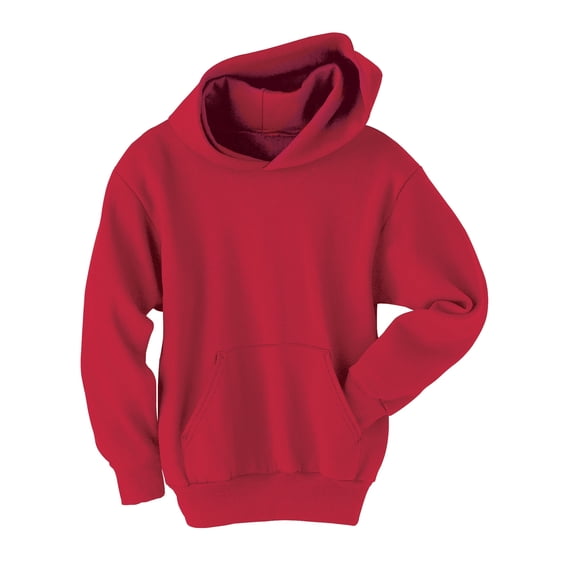 Hanes EcoSmart Kids' Hoodie Deep Red XS