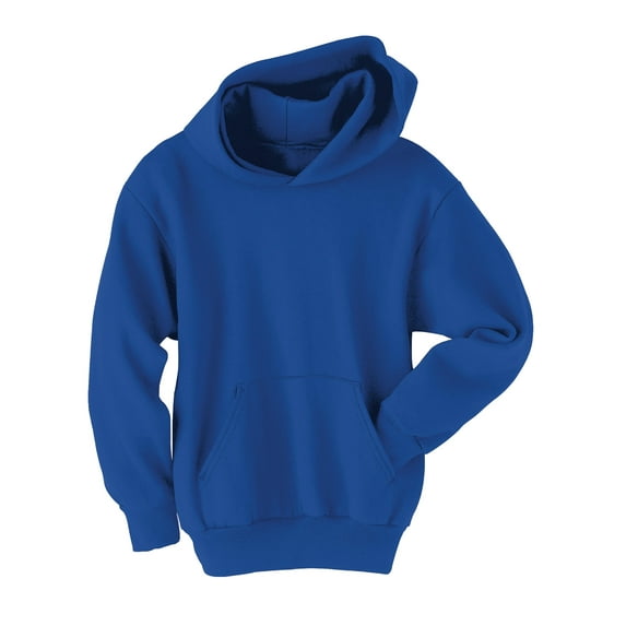 Hanes EcoSmart Kids' Hoodie Deep Royal XS