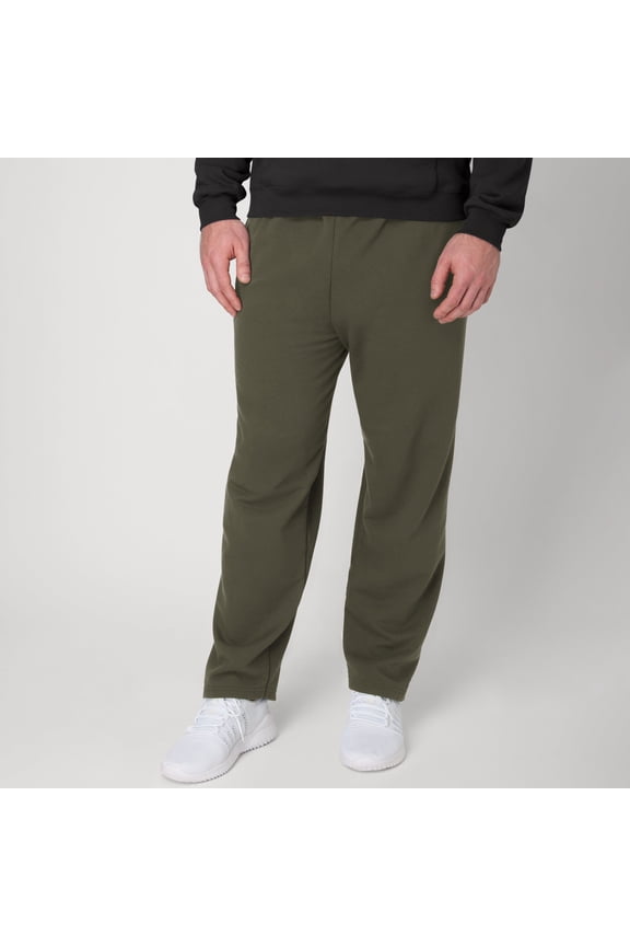 EcoSmart Men's Fleece Sweatpants with Pockets, 30.5" Fatigue Green S