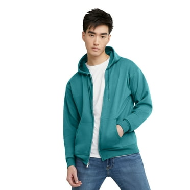 Hanes EcoSmart Men's Full-Zip Fleece Hoodie, Sizes S-3XL
