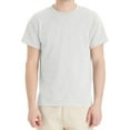 thumbnail image 1 of Hanes EcoSmart Men’s Short Sleeve T-Shirt, Crewneck Classic Fit Tee, Cotton-Poly, Ash, S, 1 of 5