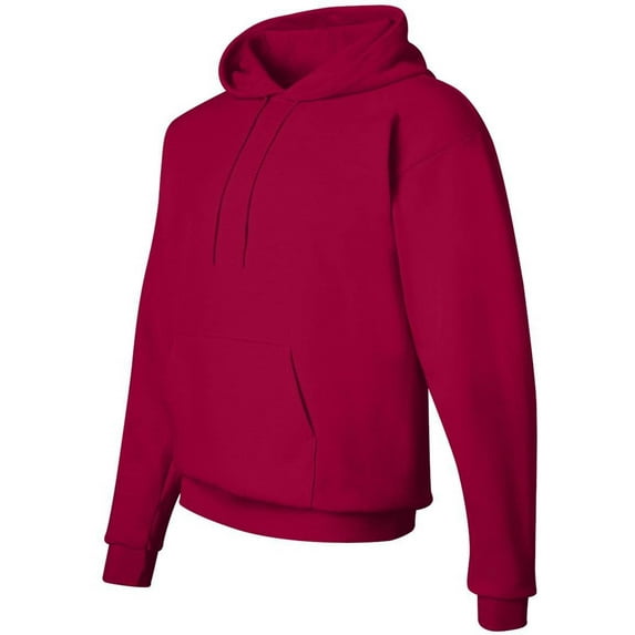 Hanes EcoSmart Pullover Hooded Sweatshirt, Deep Red S
