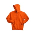 thumbnail image 1 of Hanes EcoSmart Pullover Hooded Sweatshirt, Orange M, 1 of 2
