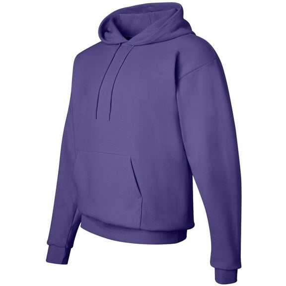 Hanes EcoSmart Pullover Hooded Sweatshirt, Purple XL