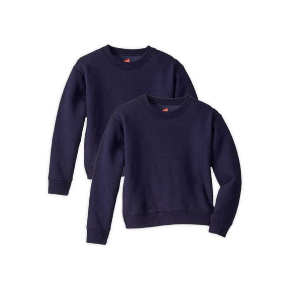 Hanes EcoSmart Sweatshirt (Big Girls), 2 Pack
