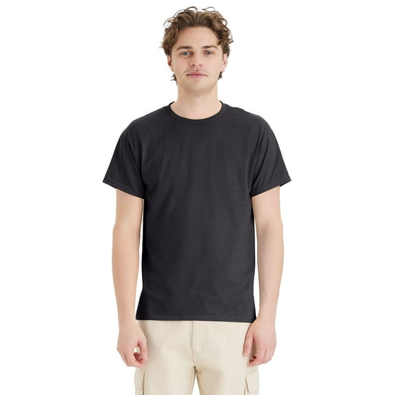 Hanes EcoSmart Unisex Crewneck T-Shirt Charcoal Heather 5XL