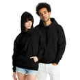 thumbnail image 1 of Hanes EcoSmart Unisex Fleece Hoodie (Big & Tall Sizes Available) Black S, 1 of 5