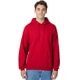 thumbnail image 1 of Hanes EcoSmart Unisex Fleece Hoodie (Big & Tall Sizes Available) Deep Red 2XL, 1 of 5