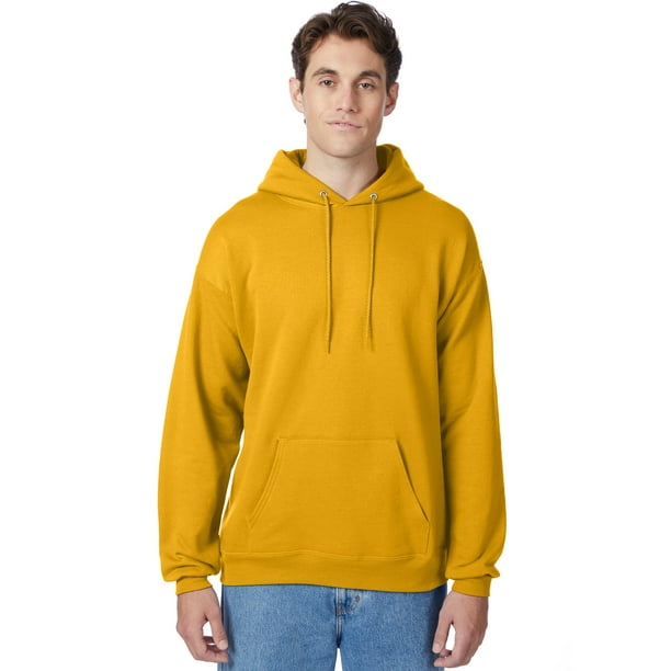 Hanes gold hoodie clearance