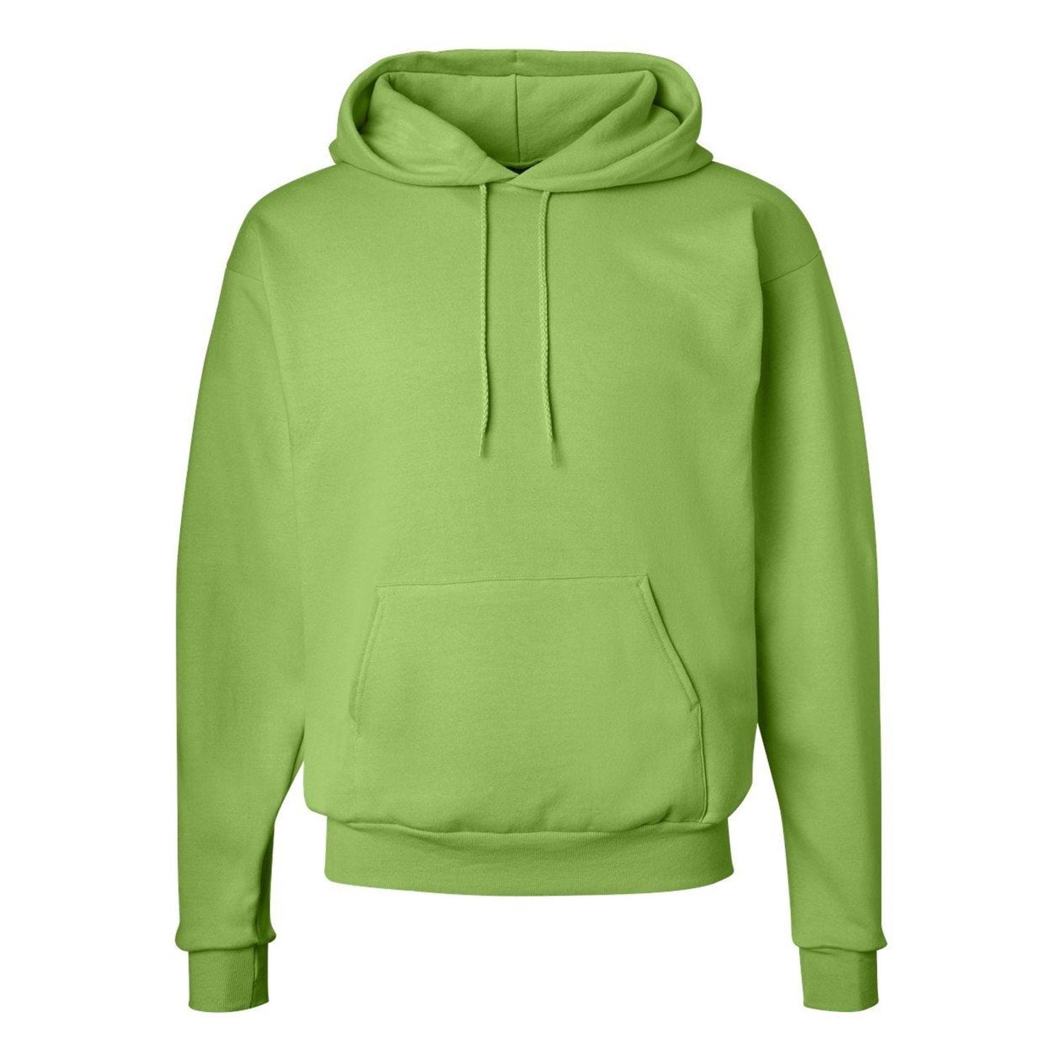 Hanes EcoSmart Unisex Fleece Hoodie (Big & Tall Sizes Available) Lime S