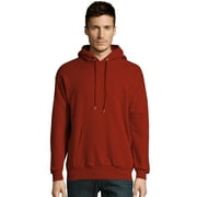 Hanes EcoSmart Unisex Fleece Hoodie (Big & Tall Sizes Available) Red Pepper Heather 4XL