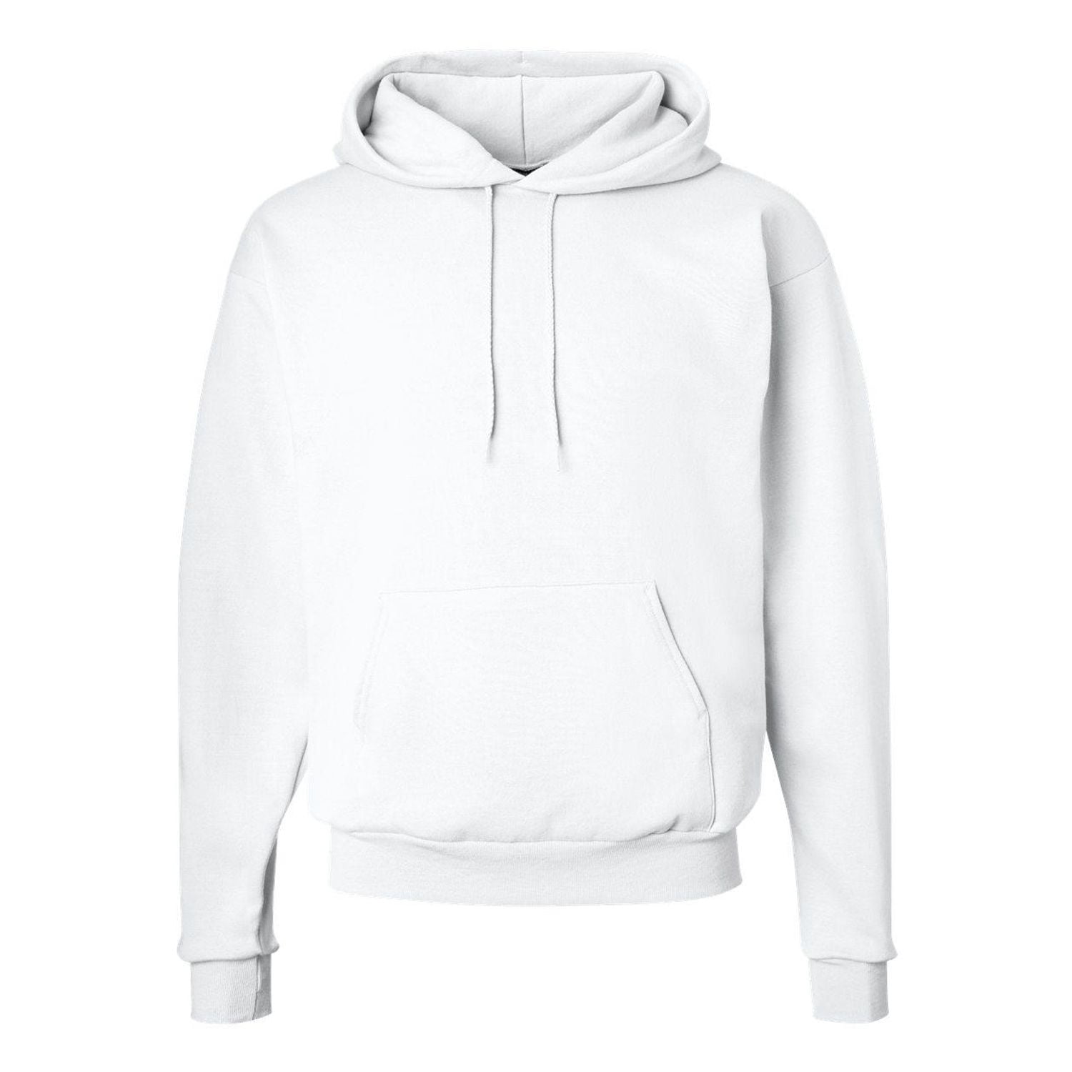 Hanes EcoSmart Unisex Fleece Hoodie (Big & Tall Sizes Available) White 3XL
