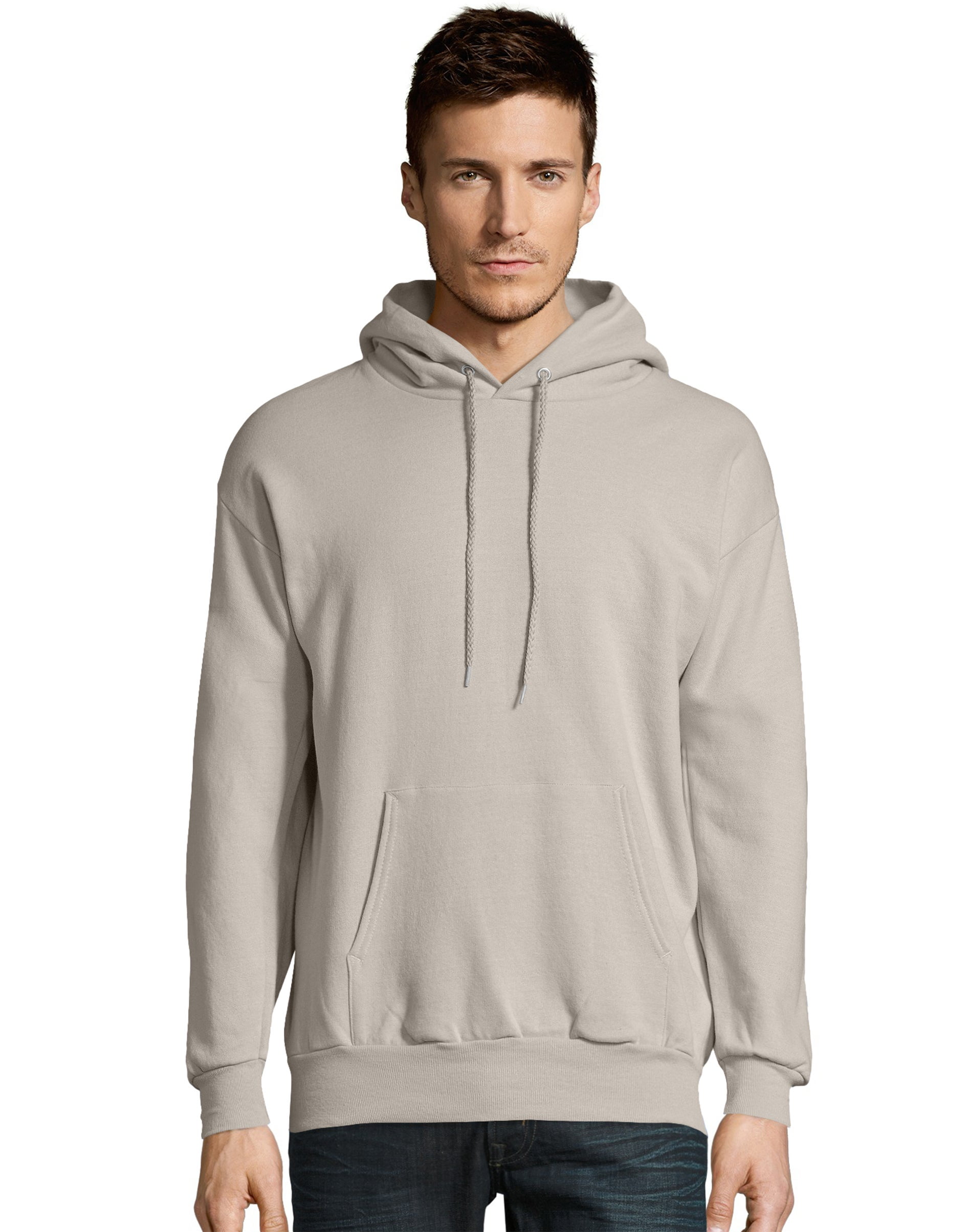 Hanes EcoSmart Unisex Fleece Hoodie Sand S - Walmart.com