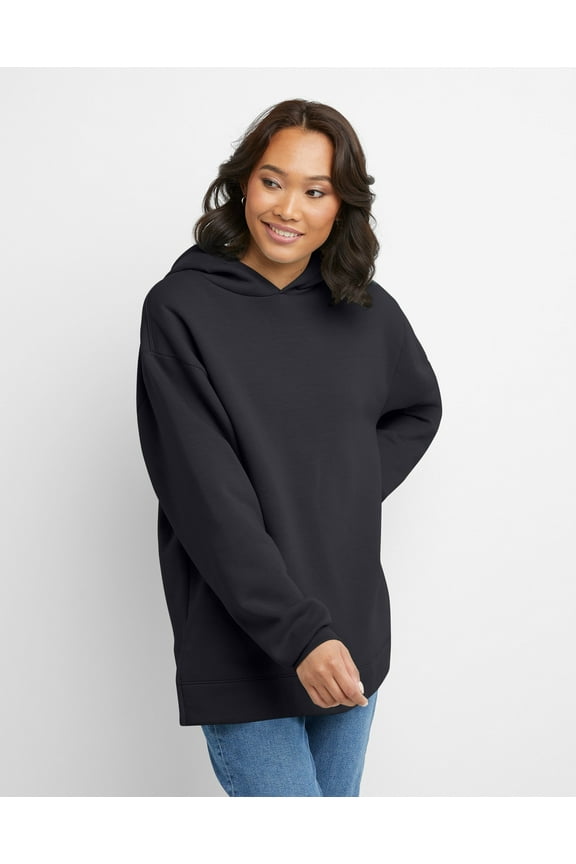 EcoSmart Women's Fleece Hoodie Ebony M