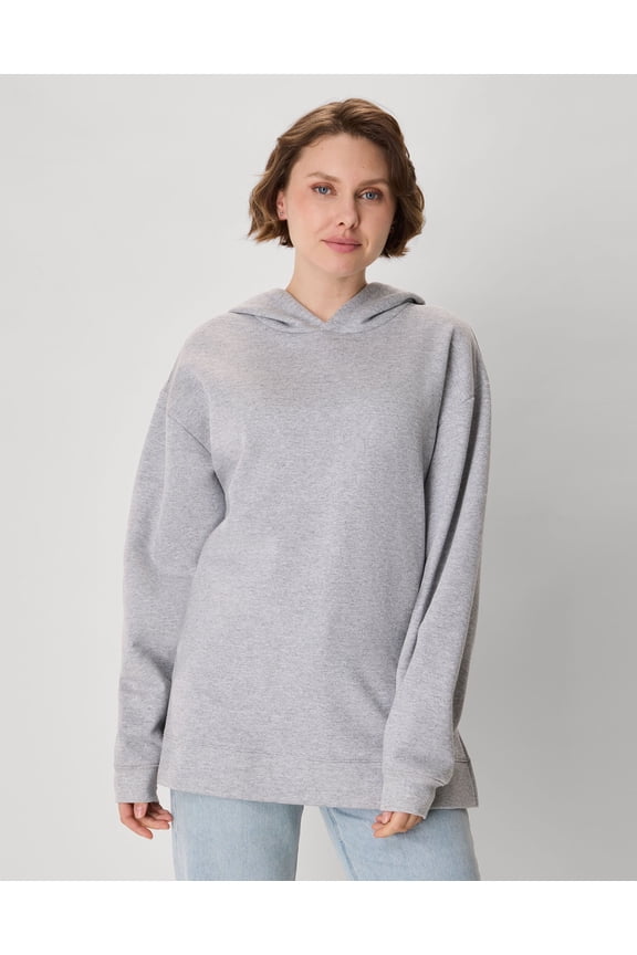 EcoSmart Women's Fleece Hoodie Light Steel 2XL