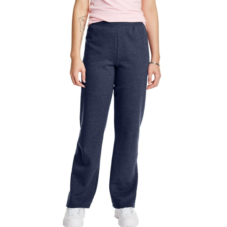 Hanes EcoSmart Women s Fleece Sweatpants Open Leg 30