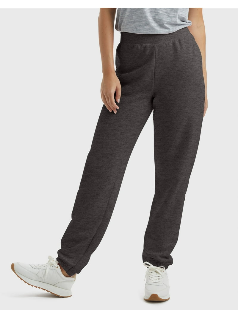 Hanes EcoSmart Women's Fleece Sweatpants, Cinched Cuffs, 30