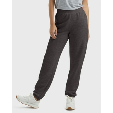 Hanes EcoSmart Women's Fleece Sweatpants with Cinched Cuffs, 30" Slate Heather M