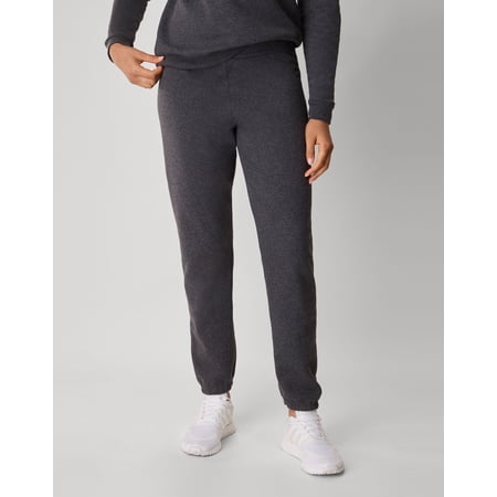 Hanes EcoSmart Women's Fleece Sweatpants with Cinched Cuffs, 30" Slate Heather S