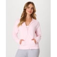 thumbnail image 1 of Hanes EcoSmart Women's Full-Zip Fleece Hoodie Pale Pink M, 1 of 6