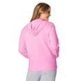 thumbnail image 1 of Hanes EcoSmart Women's Full-Zip Fleece Hoodie Spirited Pink XL, 1 of 4