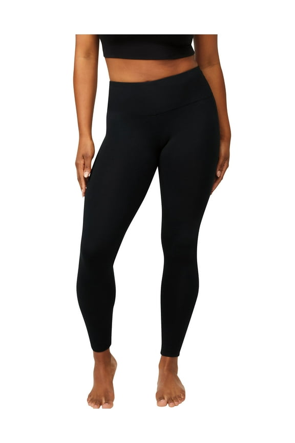 EcoSmart Women's High-Waisted Leggings with Shaping Black M