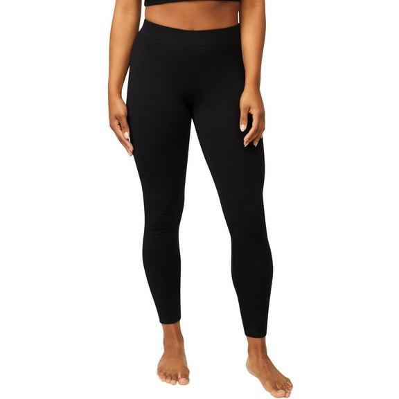 Hanes EcoSmart Women's Leggings, Classic Fitted Black S