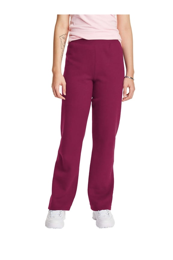 EcoSmart Womens Open-Leg Fleece Sweatpants
