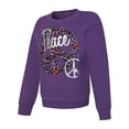 thumbnail image 1 of Hanes EcoSmart&reg; Girls' Peace Crewneck Sweatshirt OK268, 1 of 3